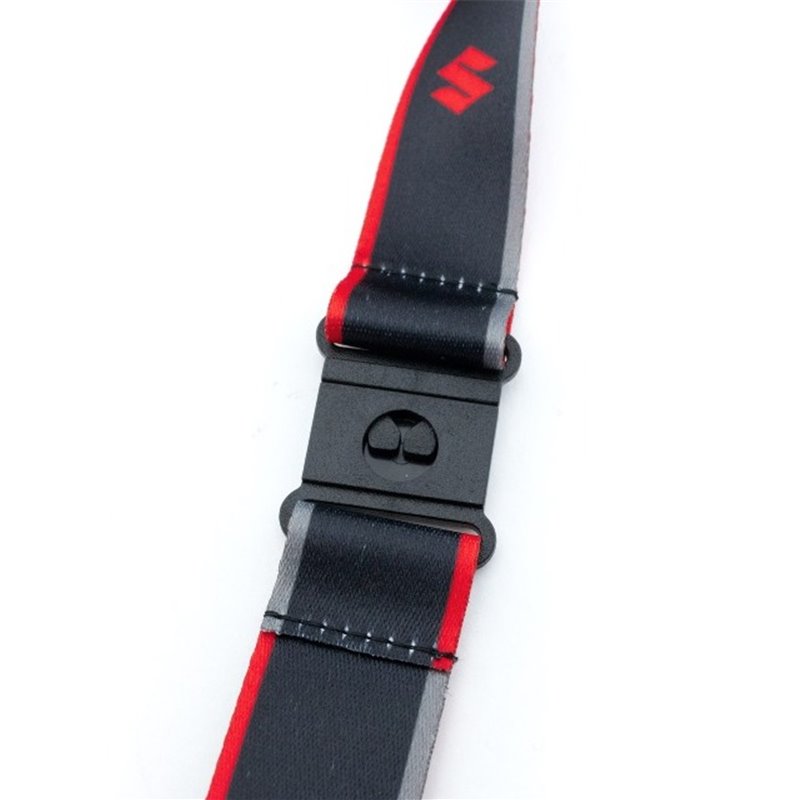 Lanyard - Noir et rouge Suzuki