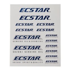 Stickers Ecstar - Fond gris