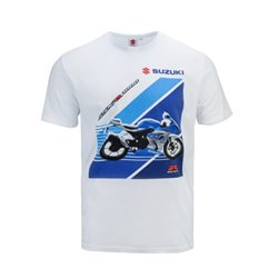 T-Shirt Suzuki GSX-R blanc 2021