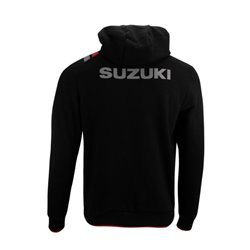 Sweat à capuche Team Black Suzuki