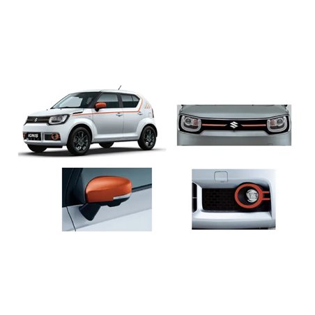 PACK EXTÉRIEUR ORANGE AVEC CLIGNOTANT SUZUKI