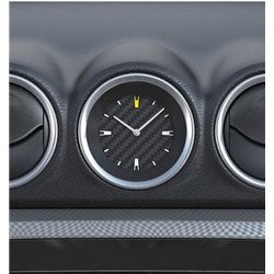 Horloge centrale CARBON OPTIC