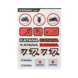Feuille d'autocollants KATANA