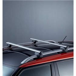 Barres De Toit Transversales OMAC Pour Suzuki Ignis 2016-2025 | Aluminium, Noir, Pour Rails Surélevés