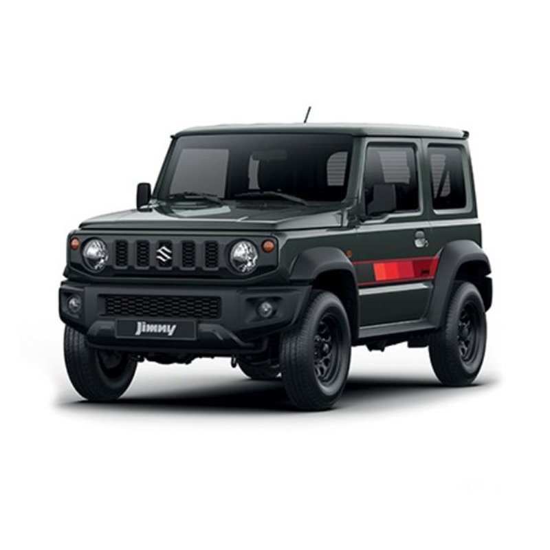 Kit stickers rétro rouge pour Suzuki Jimny Accessoires Suzuki