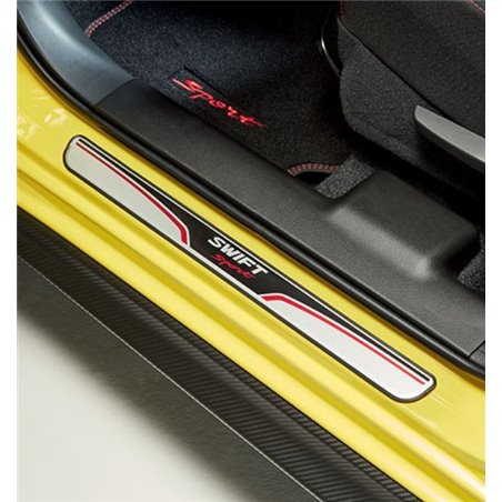 AMENAS 5 Pièces Protecteur de seuil de Porte de Voiture, pour Suzuki Swift  SX4 Jimny Grand Vitara Samurai Alto Autocollants de Protection de seuil de