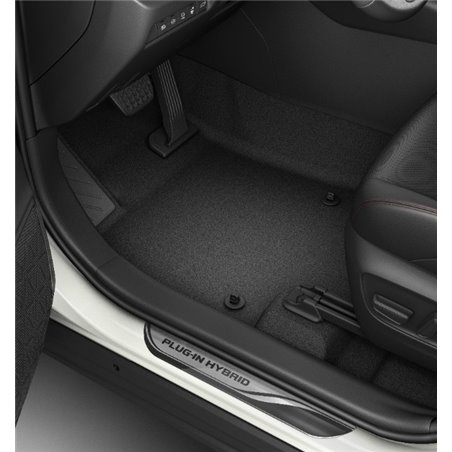 Protections Seuils De Porte Voiture SUZUKI SX4 S-CROSS - Film Carbone Noir - Antidérapant